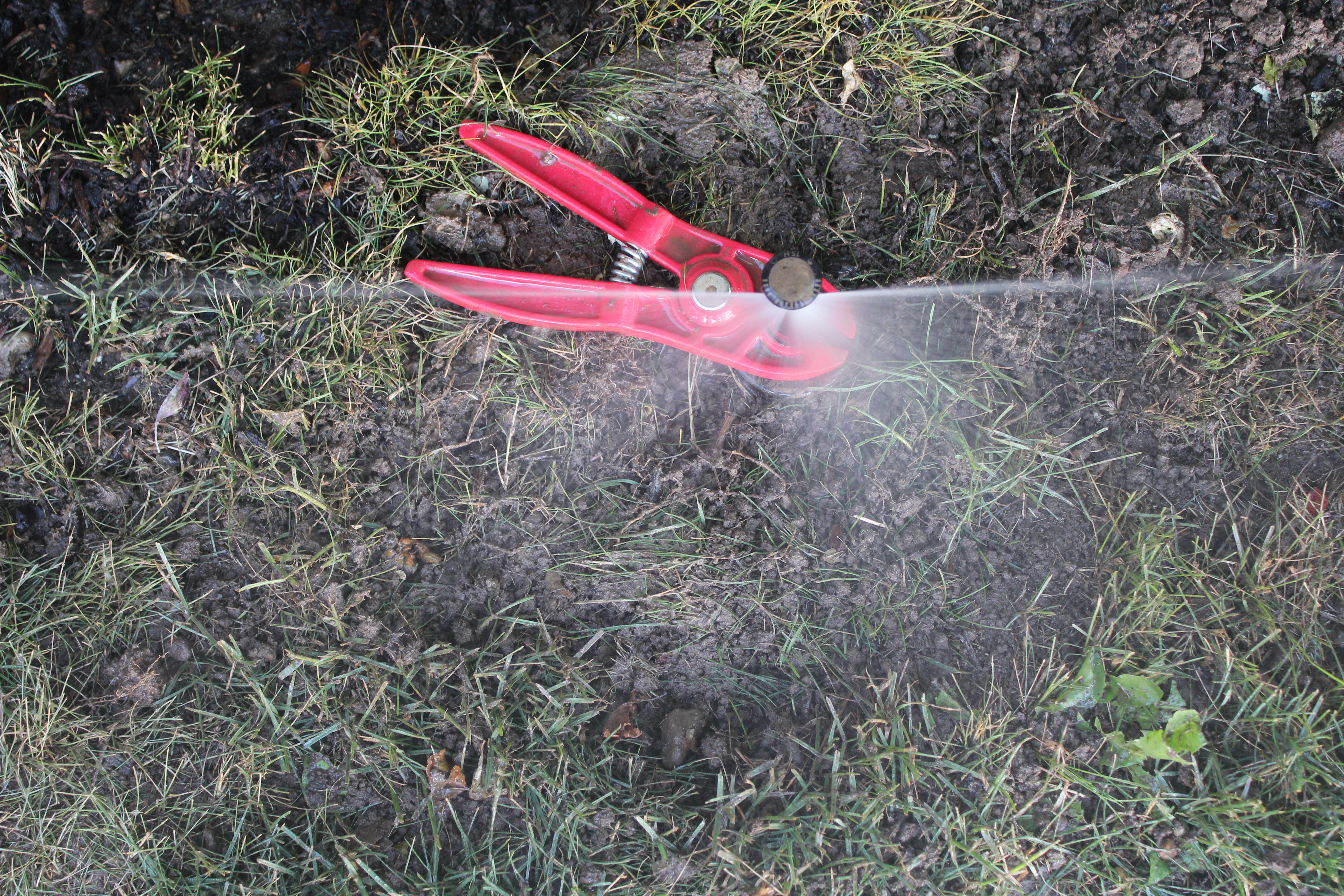 Even water spray after maintenance with Lift + Grip